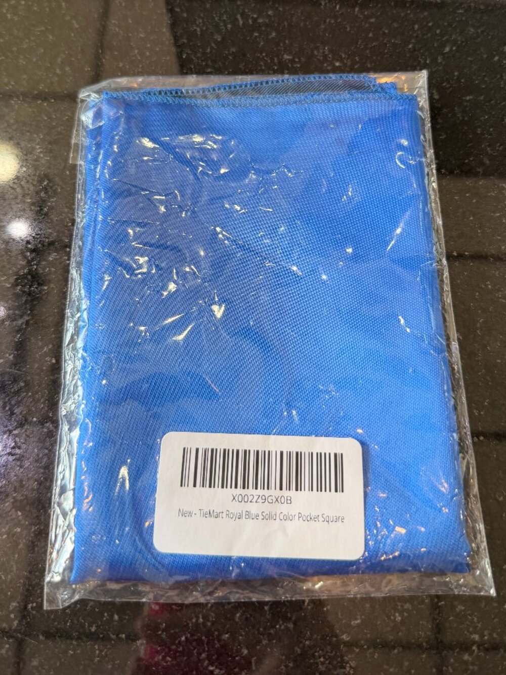 Blue Pocket Square
